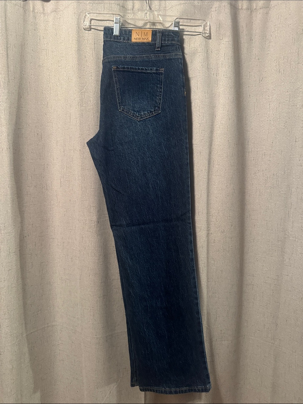 New Mix Men's Straight-Leg Jeans in Dark Blue